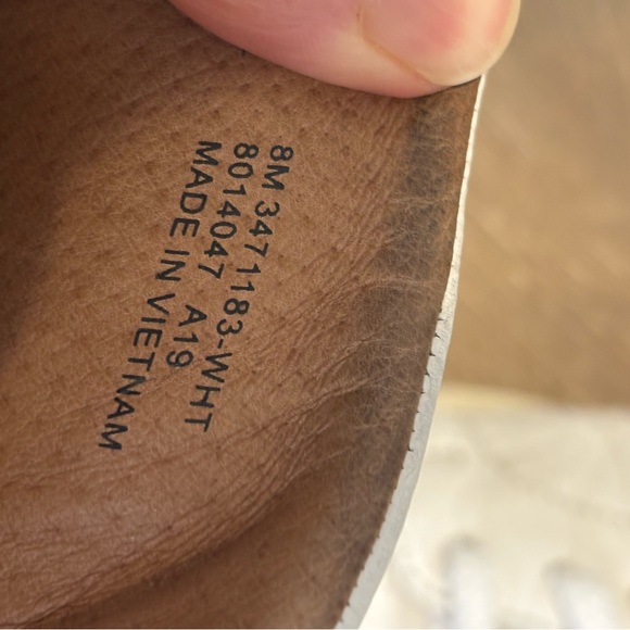 Frye White Leather Women's Sneakers 8 - Picture 3 of 8